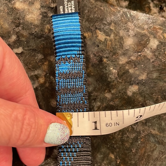 20 BLACK DIAMOND Dynex Vari-Fade Blue & Black Dogbone Rock Climbing Equipment - Picture 9 of 10